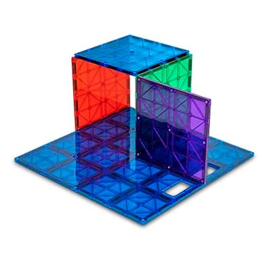 Playmags Super Durable Building Stabilizer Set – 5 Starker Magnettafeln – Starker Magnet – Tolle Ergänzung Zu Allen Fliesen-Set