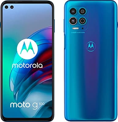 Motorola Moto G100 Iridescent Ocean Android 11.0 Smartphone PAM80001SE Schillernder Ozean