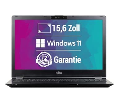 Fujitsu LifeBook U7510 15,6 Zoll Full HD Laptop Intel Core i3-10110U@ bis zu 4,1 GHz 8 GB 256 GB SSD mit Windows 11 Pro & GRATIS Antiviren-Software inkl. 12 Monate Garantie