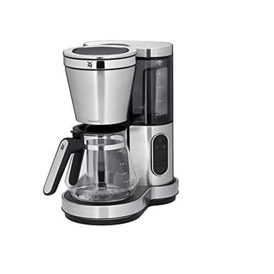 WMF Lumero Filterkaffeemaschine mit Glaskanne, Filterkaffee, 10 Tassen, Timerfunktion, Warmhalteplatte, Kaffeemaschine mit abnehmbaren Wassertank, Abschaltautomatik, 1000 W