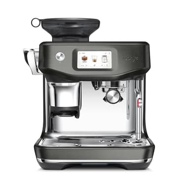 Sage - The Barista Touch Impress - Kaffeemaschine mit automatischer Milchaufschäumung, integriertem Mahlwerk & Cold Brew-Funktion - Intelligente Dosierung, assistiertes Tampern - Schwarzer Edelstahl