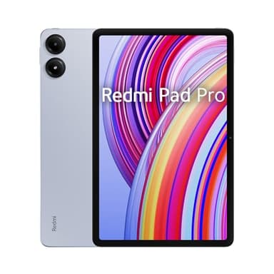 XIAOMI Redmi Pad Pro 6+128GB Blau mit Ringhalter, Snapdragon 7s Gen, HyperOS, 12,1" 120Hz 2,5K augenschonendes Display, 10.000mAh (typ) großer Akku, 33W Schnellladen (2 Jahre Garantie)