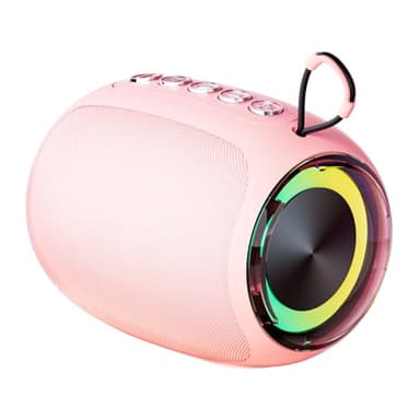 BONBELONG Tragbarer drahtloser Bluetooth-Lautsprecher, Bluetooth-Lautsprecher, 24 Stunden Akkulaufzeit, TWS-Pairing, Bluetooth 5.3, Unterstützung von AUX, TF-Karte, geeignet für Partys im Freien