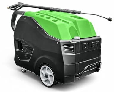 Heißwasser Hochdruckreiniger 210 Bar | Dampfstahler 400V | 140°C Flächenreiniger 900 L/h Dieselheizung | Starkstrom | Industrie Hochdruckreiniger | LKW & Auto Reiniger