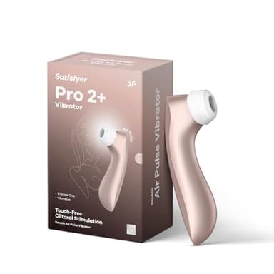 Satisfyer Pro 2 Plus | Roségold | Vibrator & Klitoris-Stimulation für die Frau | extremes Sex-Spielzeug | Sauger und Auflegevibrator | erotischer Druckwellenvibrator für Sie | stark und leise