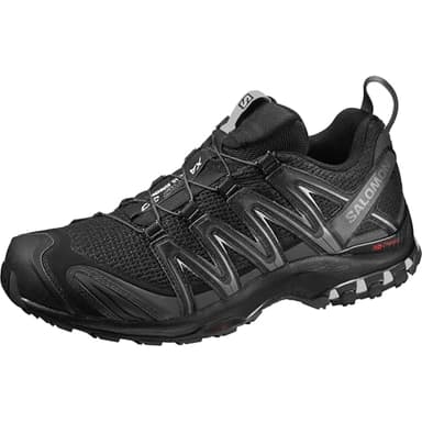 Salomon XA Pro 3D Herren Trailrunning- und Wanderschuhe, Outdoor-bereit, Grip, Langlebiger Schutz, Black, 44