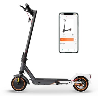 Elektroroller mit Straßenzulassung(ABE), Faltbarer E-Scooter für Erwachsene bis 120KG - 400W Motor, 7,8Ah Batterie, APP Steuerung, 8,5'' Gummi-Räder
