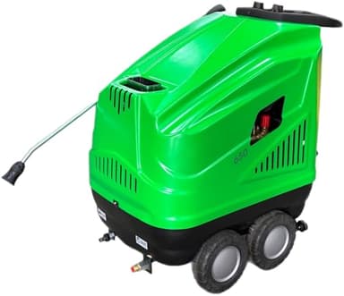 DeTec. Heißwasser Hochdruckreiniger 400V Starkstrom Dampfstrahler 200 Bar Annovi reverberi Keramik - Hochdruckpumpe 140°C Flächenreiniger 900 L/h