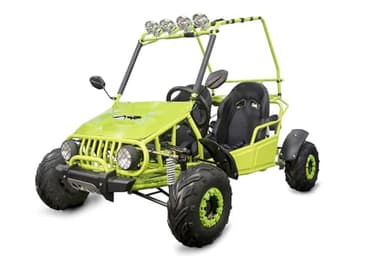 Nitro Motor Midi Buggy 125cc 3-Gang Semi-Automatik mit RG Offroad, Farbe:Blau