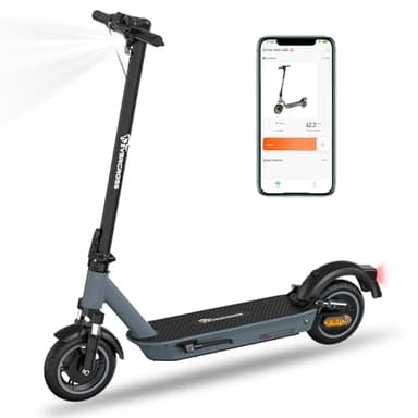 EVERCROSS EV10K MAX E Scooter mit Straßenzulassung (ABE), 55KM Reichweite, Faltbarer Offroad Elektroroller für Erwachsene mit APP,10'' Electric Scooter mit 15,6AH Batterie 400W Motor,Duale Stoßdämpfer