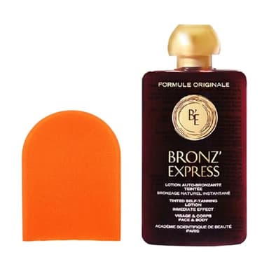 Academie Bronz'Express Selbstbräuner Lotion 100ml + Applikator für Gesicht