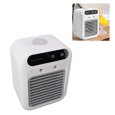 Tragbarer Klimaanlagenventilator für das Auto, Professionelle Autoklimaanlage, Kleiner Luftkühler mit 500 Ml Wassertank für Zimmer, Büro, Camping, Auto