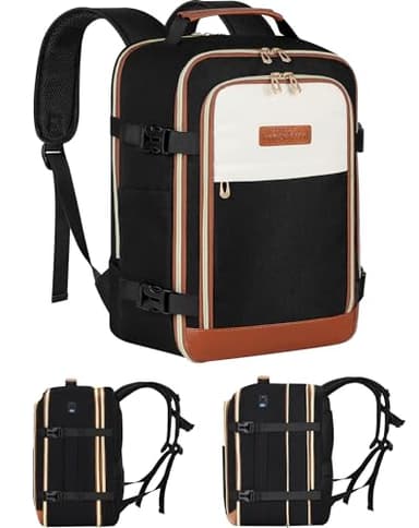 MOCOCITO Handgepäck Rucksack 40x30x20 für Flugzeug Handgepäck 40x30x25 für Eurowings Erweiterbar 30L Klein Reiserucksack Tasche Laptop Rucksack mit USB Ladeanschluss Cabin Bag für Herren Damen