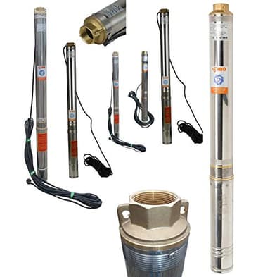Tiefbrunnenpumpe Brunnenpumpe 2,5" 3" 3,5" 4" sandverträglich >5% 6,6-13,5bar (3,5"SDM3-11 6,3bar 6300L/h)