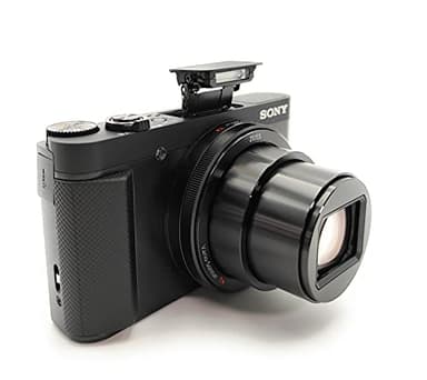 Sony DSC-HX90 Kompaktkamera (30x opt. Zoom, 60x Klarbild-Zoom, 7,5 cm (3 Zoll) Display, 5-Achsen Bildstabilisator, Full HD Video) schwarz
