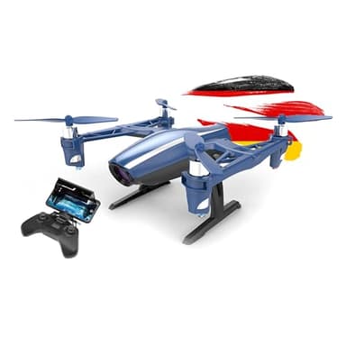 RC ferngesteuerte Drohne mit FPV WiFi 120° Weitwinkel Live HD-Kamera, Quadcopter mit Echtzeitübertragung, Drone mit Gravity-Sensor und APP-Steuerung, Spielzeug Quadrocopter für Kinder und Erwachsene
