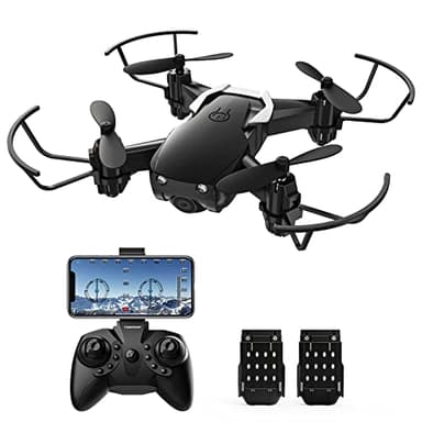 Mini Drone mit Kamera 720P für Kinder,TEEROK RC FPV Quadcopter mit WiFi Live Übertragung, 2 Akku Lange Flugzeit, Höhenhaltung, One Key Start/Landen, Headless Modus, 3D Flips für Anfänger