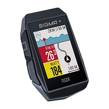 SIGMA ROX 11.1 EVO Black | GPS Fahrradcomputer mit 150 Funktionen | E-Bike kompatibel I Fahrradcomputer Kabellos mit 1.77" Display I GPS Tacho mit Höhenmessung