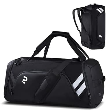 Sporttasche für Damen und Herren, 58L Reisetasche Groß Sporttasche mit schuhfach und Nassfach, Trainingstasche Herren Saunatasche Fitness Tasche Gym Bag für Fitness, Schwimmen, Sport, Reisen