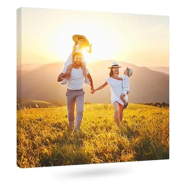 colorland. Leinwand Bilder mit eigenen Fotos 40x40 (Quadratisches Format) personalisiert Bild Leinwandbild personalisiert Kunstdruck Personalisierbares Geschenk