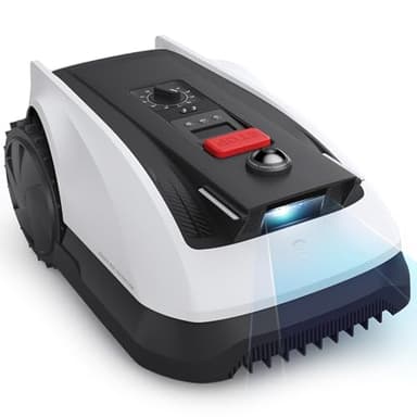ECOVACS Goat O500 Panorama Mähroboter ohne Begrenzungskabel, 500 m², Auto-Kartierung Rasenmähroboter, Setup-frei, LiDAR-unterstützte visuelle Navigation, passiert 0,7m Engstellen, Logischer Schneiden