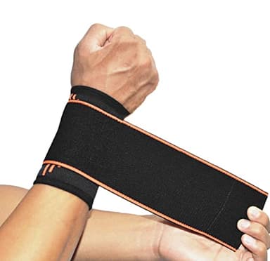 SOLO ACTFIT Handgelenkbandage Mit Klettverschluss, Elastisch Und Verstellbarer Handgelenkschoner Gegen Sehnenentzündung, Anpassbare Handgelenkstütze Hand-Bandage Für Sport, Fitness