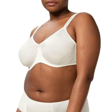 Triumph Essential Minimizer W X BH, Elfenbein, reduziert das Brustvolumen optisch um eine Cup-Größe, Elfenbein (VANILLE GT), 80D