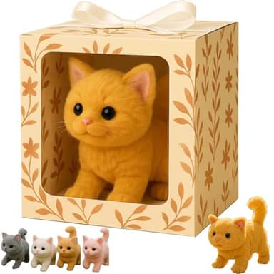 Meine realistischen Katzenspielzeuge – bringen endlose Freude und Wärme. Das Neue KI-Roboter-Kätzchen verhält Sich wie EIN echtes Kätzchen, kann Laufen, miauen, mit Kopf und Schwanz wedeln und Yellow