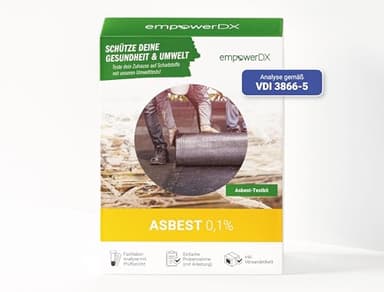 Asbest Testkit 0,1% - Analyse gemäß VDI 3866-5 - Schütze dich vor Asbest