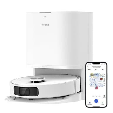 dreame L10 Prime Saugroboter und Wischroboter mit Automatischer Waschstation von Wischpads, 7mm Mopanhebung, LDS Navigation, 4000Pa Saugleistung, 3D Mapping, WiFi/APP