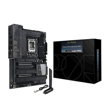 ASUS ProArt Z790-Creator WiFi 6E LGA 1700 (Intel 14., 13. und 12. Generation) ATX Content Creator Motherboard (PCIe 5.0, DDR5, 2X Thunderbolt 4, 10G & 2.5G LAN, 4xM.2/NVMe SSD,Frontpanel USB 3.2