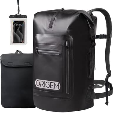 Origem Wasserdichter Rucksack, 35L/55L/85L Rolltop Rucksack Wasserdicht, Dry Bag mit Computereinsatz für Kajak, Angeln, Rafting, Tauchen oder für den täglichen Gebrauch