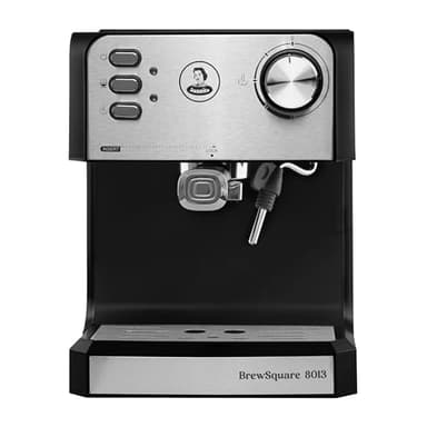 JUANITA Brewsquare Kaffeevollautomat 850W, Kaffeemaschine mit Mahlwerk 20 Bar, Espressomaschine 1.6L, Kaffeevollautomaten mit Doppeltem Auslassarm, Coffee Machine mit Dampfarm, Inklusive Zubehör