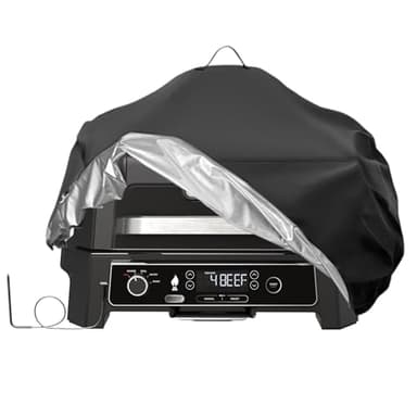 Grillabdeckung für Ninja Woodfire Pro XL Elektrogrill & Smoker, wasserdichte Outdoor-Elektrogrill-Abdeckung, Woodfire Abdeckungen für OG850UK, 59 x 53 x 41 cm