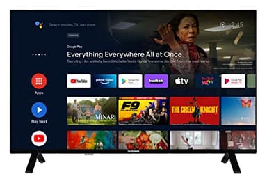 Telefunken Android TV 43 Zoll Fernseher (4K UHD Smart TV, HDR Dolby Vision, Triple-Tuner, Dolby Atmos) XU43AN751S