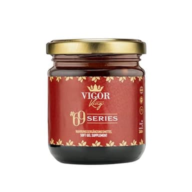 VIGOR King Premium Macun Honig 240gr 1-Pack, Extra Stark für aktive Männer, Maca, Ginseng & Tribulus Terrestris Gel