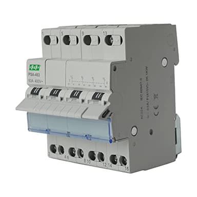 Netzumschalter Umschalter Netz Aggregat 1-0-2 63A 4-polig PSA-463 Notstrom Installationsschalter Wahlschalter Schalter