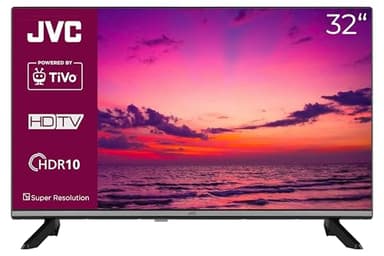 JVC Fernseher 32 Zoll Smart TV Powered by TiVo HD-Ready Fernseher, HDR TV mit Triple-Tuner, LED TV LT-32VH7555
