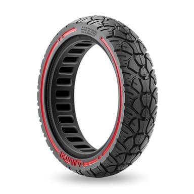 Amitor Vollgummireifen E Scooter 8,5 Zoll, Off-Road E Scooter Reifen 8 1/2 x2 Vollgummi Abriebfeste & Pannensichere, 50/75-6.1 Reifen E Scooter Vollgummi für Xiaomi Pro 2, 1S, M365/M365 Pro, Mi3, 1PCS