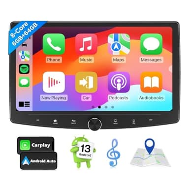 Eonon 10,1 Zoll Android 13 Auto Stereo Double Din 6+64GB 4G LTE CarPlay Android Auto MirrorLink Bluetooth DSP USB SWC Unterstützung OBDII DAB+ Rückfahrkamera Autoradio UA13SK-PLUS