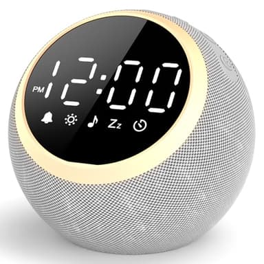 LIORQUE White Noise Machine mit Wecker, 25 beruhigende Schlafgeräusche, einstellbarer Bildschirm, Nachtlicht, ideal zum Entspannen für Kinder und Erwachsene im Büro oder zu Hause