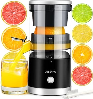 Zitronenpresse Elektrisch Orangenpresse Saftpresse Elektrisch Zitruspresse Tragbare USB-Aufladung Juicer Entsafter für Orange, Zitronen, Zitrusfrüchte