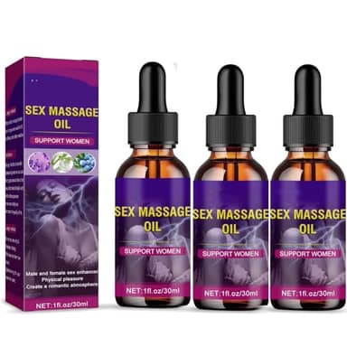 Sexöle für Frauen,Intensives, schnelles Orgasmusgel,Vaginal Firming Oil für Frauen, Libido-Stimulans, starker Verstärker, verbessern die sexuelle Drop-Förderung (3PC)