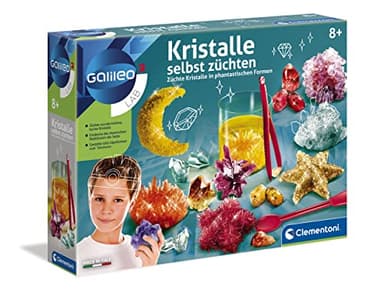 Clementoni Galileo Lab – Kristalle selbst züchten, Experimentierkasten für kleine Wissenschaftler, Spielzeug für Kinder ab 8 Jahren, farbenfrohe Experimente fürs Kinderzimmer von Clementoni 59116