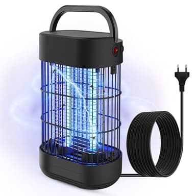 EUQQZU Insektenvernichter, 14W Elektrischer Insektenfalle Mückenlampe mit UV Lampe,Elektrisch Insektenfalle 60㎡ Effektive Fliegenfalle für Innen Mücken Fliegender Insekten