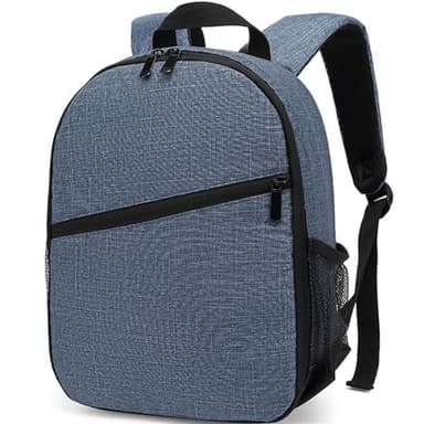 Nayubo Kleiner Kamerarucksack Spiegellose Camera Outdoor-Reisen Wanderfotografie wasserdichte Unisex-Kameratasche Kompatibel mit Sony/Canon/Nikon/Fuji DSLR/SLR Kamera (Blau)