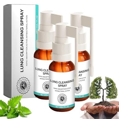 Qartel Lungenreinigungsspray, Lungenreinigungsspray Medilisk, Fortschrittliches Lungenreinigungsspray, Medilisk Lungenreinigungsspray, Medilisk Kräuterspray, Kräuter-Lungenreinigungsnebel (3pcs)