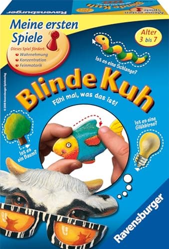 Ravensburger 21404 - Blinde Kuh - Kinderspiel, Gegenstände fühlen und ertasten - Tastspiel für 1-4 Spieler, ab 3 Jahren geeignet