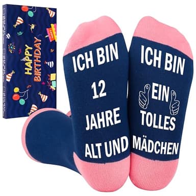 Belloxis Mädchen Geschenke 12 Jahre Socken Damen 35 – 38 Geschenke für Mädchen 12 Jahre Stoppersocken Damen Geschenke für 12 Jährige Mädchen