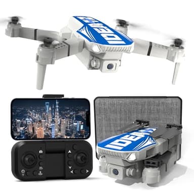 LE-IDEA Drohne mit Kamera 1080P für Erwachsene, Mini Drohne mit Optischer Flusspositionierung, Headless-Modus, 90°-Kamera, Drohnen für Anfänger, Faltbarer Quadcopter, IDEA12